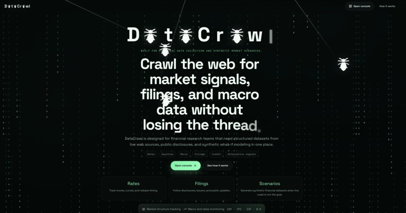 DataCrawl – screenshot 1