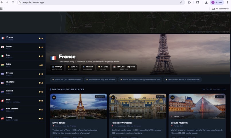WayMind- travel partner around the globe – screenshot 2