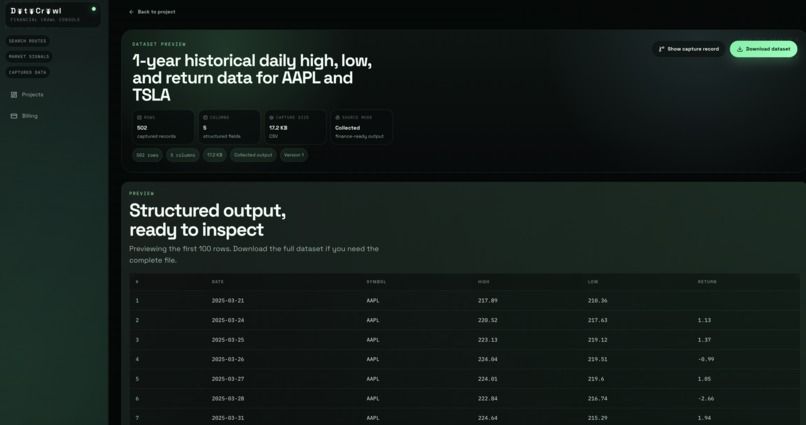 DataCrawl – screenshot 5