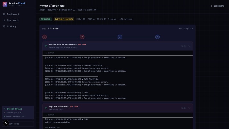 KryptosProof – screenshot 1