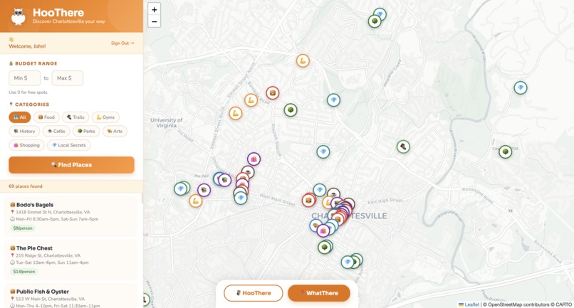 HooThere – screenshot 2