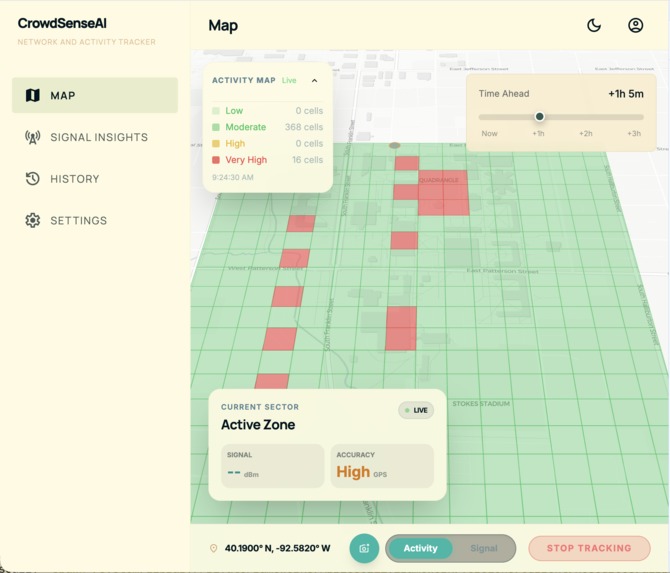 CrowdSenseAI – screenshot 2