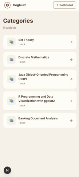 CogQuiz – screenshot 2