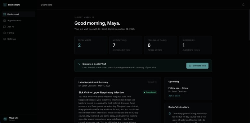 Momentum.AI – screenshot 1