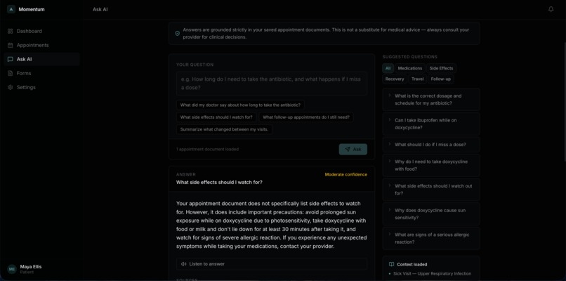 Momentum.AI – screenshot 4