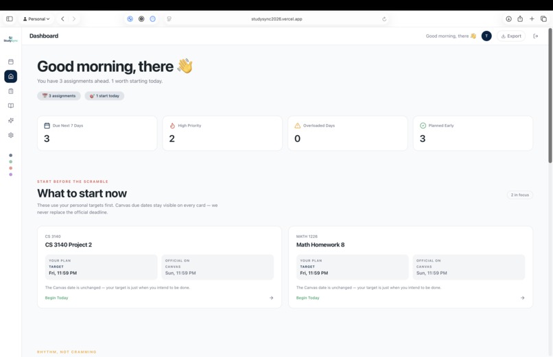 StudySync – screenshot 2