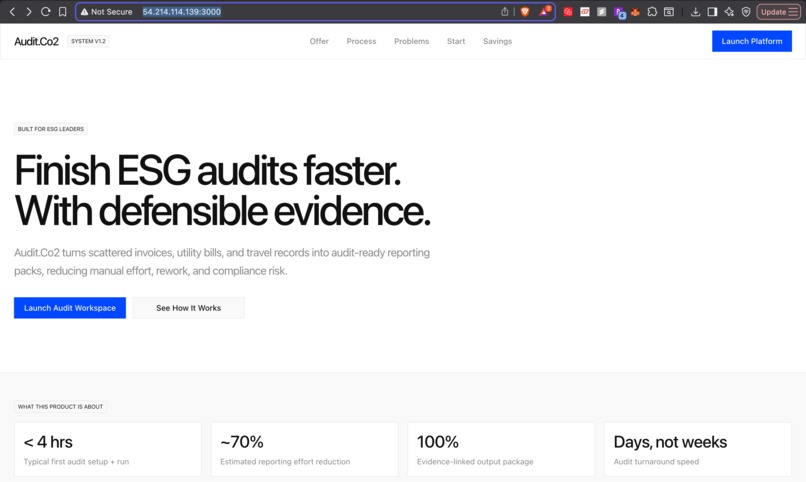 Audit.Co2 – screenshot 2