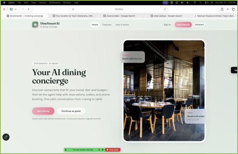 DineSmartAI – screenshot 1