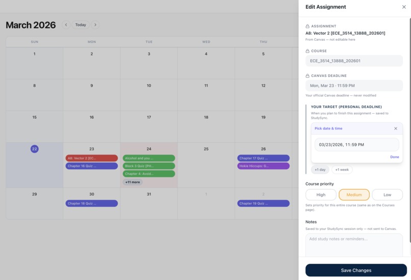 StudySync – screenshot 4