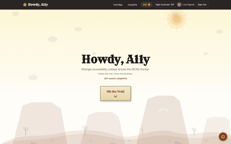 Howdy, A11Y – screenshot 1