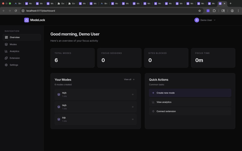 ModeLock – screenshot 1