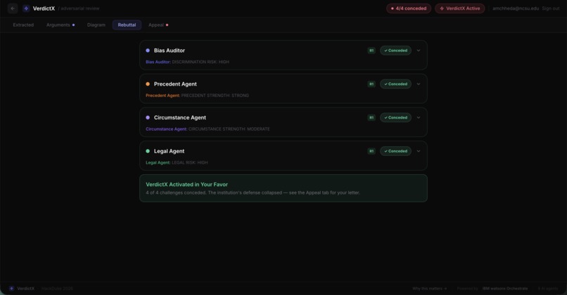 VerdictX – screenshot 1