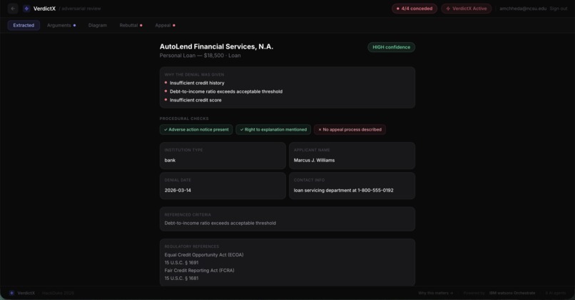 VerdictX – screenshot 2