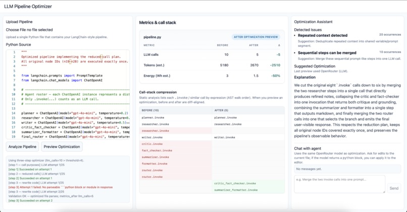 ChainOpt – screenshot 1
