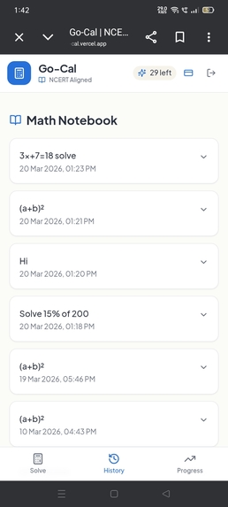 Go-cal – screenshot 1