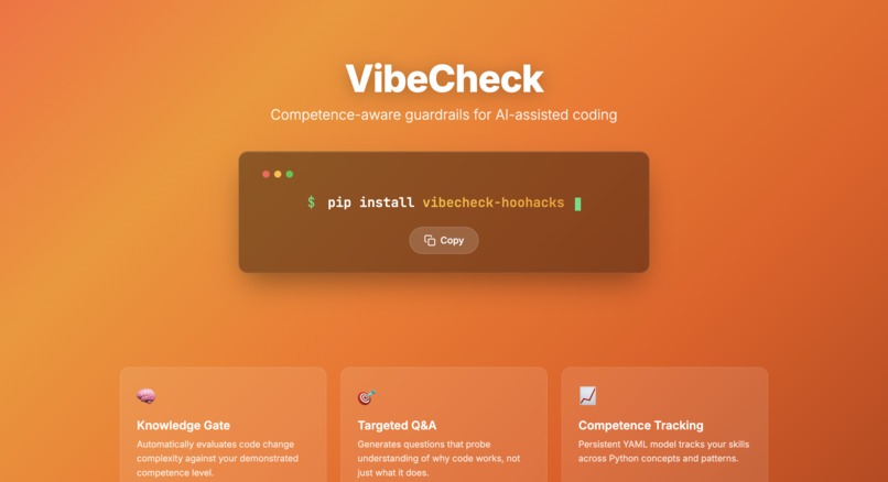 VibeCheck – screenshot 1