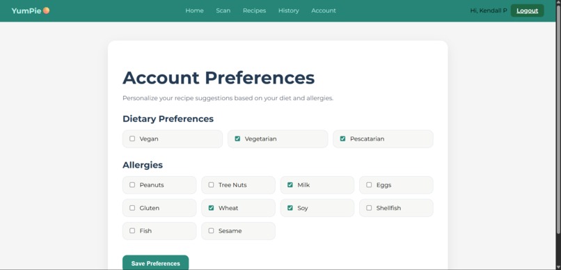 YumPie – screenshot 3