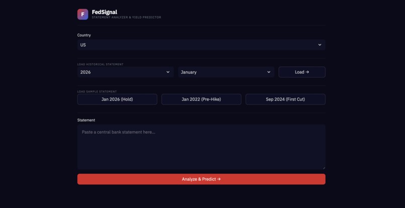 FedSignal – screenshot 2