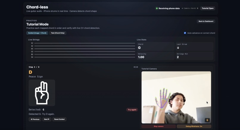 Chord-less – screenshot 1