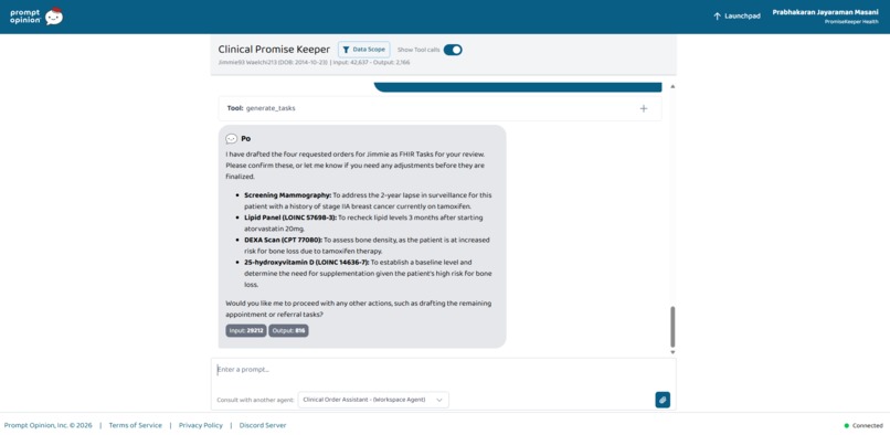 Clinical Promise Keeper – screenshot 4