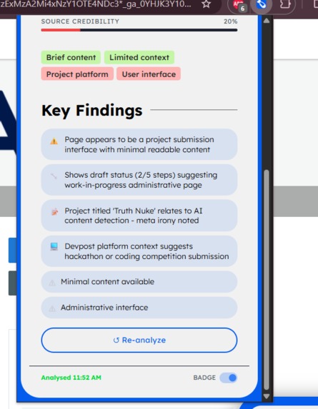 Truth Nuke – screenshot 4