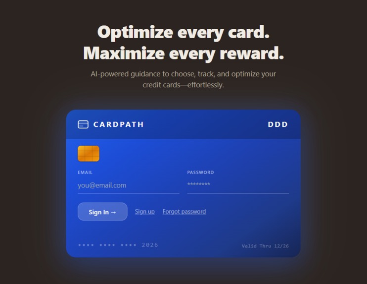 CardPath – screenshot 1