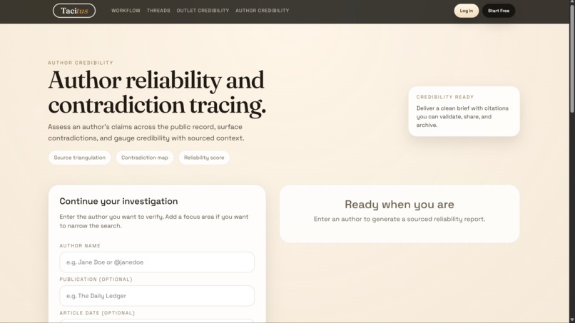 Tacitus – screenshot 1