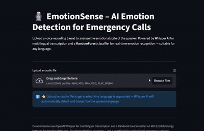 EmotionSense: AI for Emergency Call Emotion Detection – screenshot 2