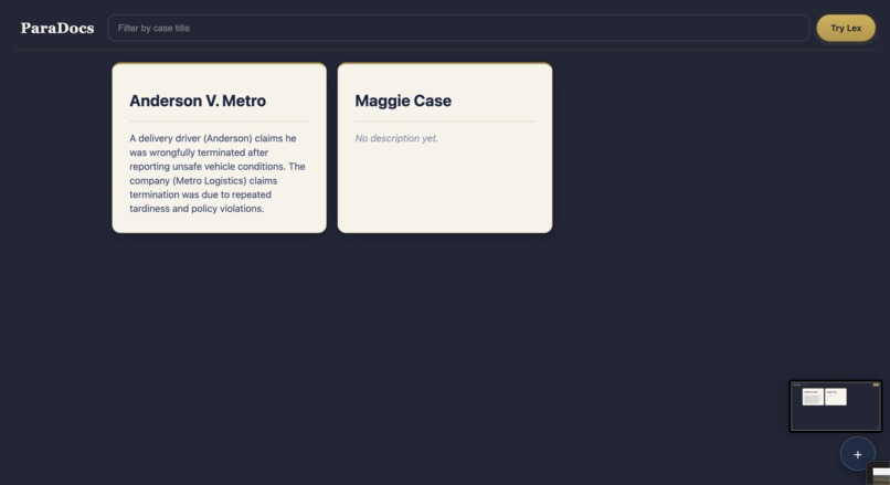 ParaDocs – screenshot 2