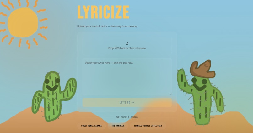 Lyricize – screenshot 1