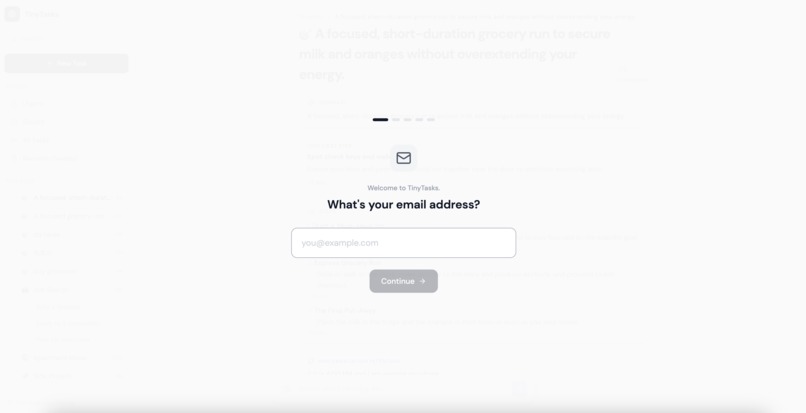 TinyTasks - Team 41 – screenshot 1