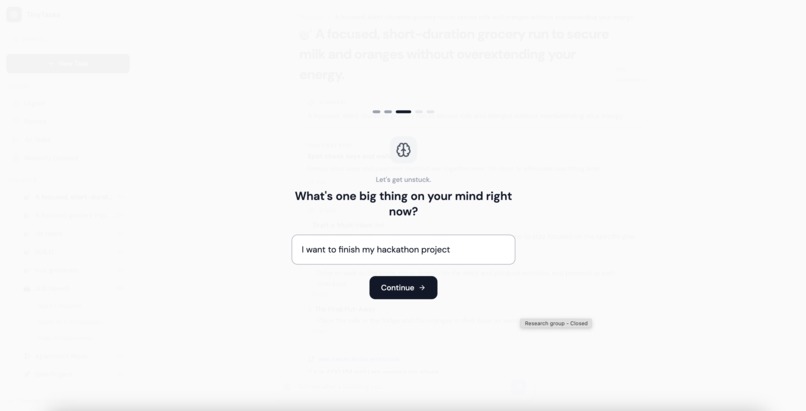 TinyTasks - Team 41 – screenshot 2