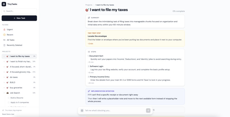 TinyTasks - Team 41 – screenshot 8