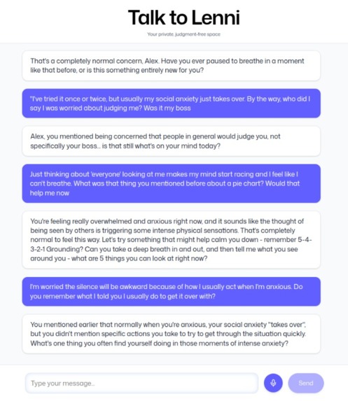 Lenni - Talk Freely, Heal Gently – screenshot 2