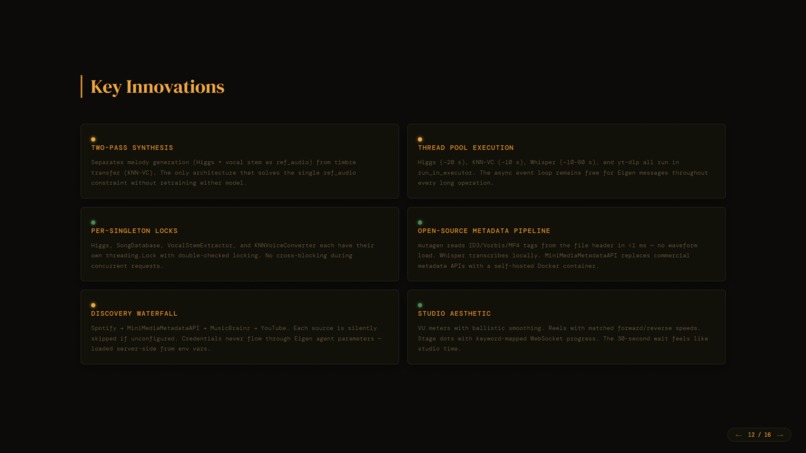 Hear yourself sing any song with AI voice cloning. InnrSingr – screenshot 2