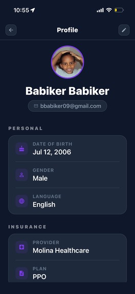 [Table 2] MediMind – screenshot 5