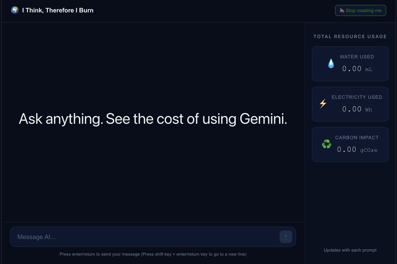 I Think, Therefore I Burn (Table 39) – screenshot 1