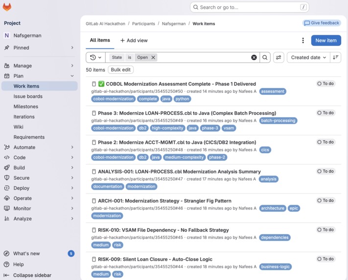 COBOL Compass - Legacy Code Modernization Agent – screenshot 2