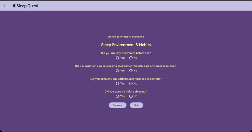 SleepQuest. How’s your sleep? Table 43 – screenshot 4