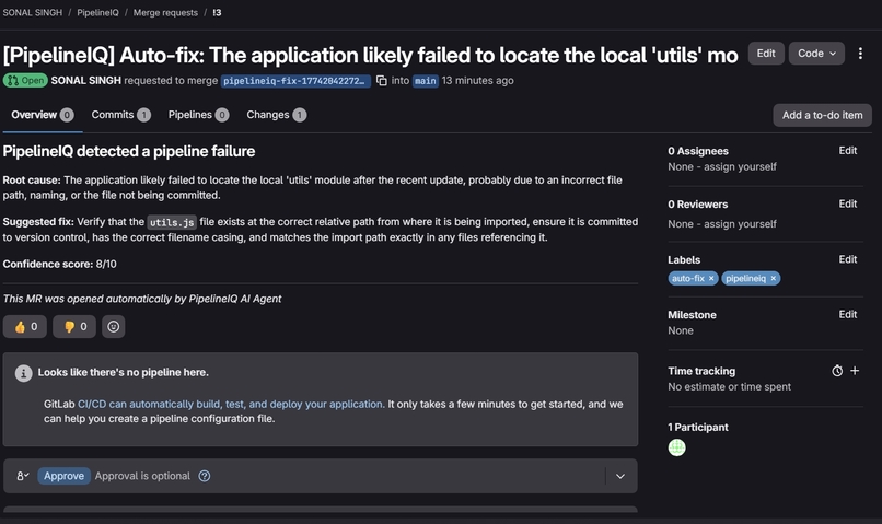 PipelineIQ – screenshot 1