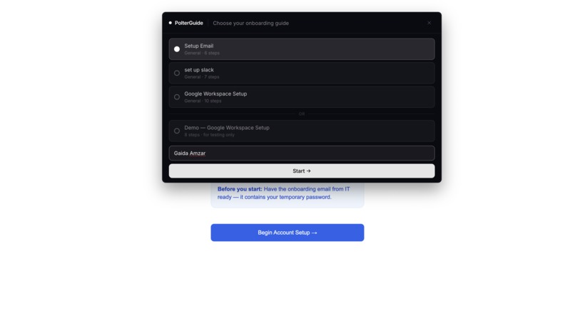 PolterGuide – screenshot 1