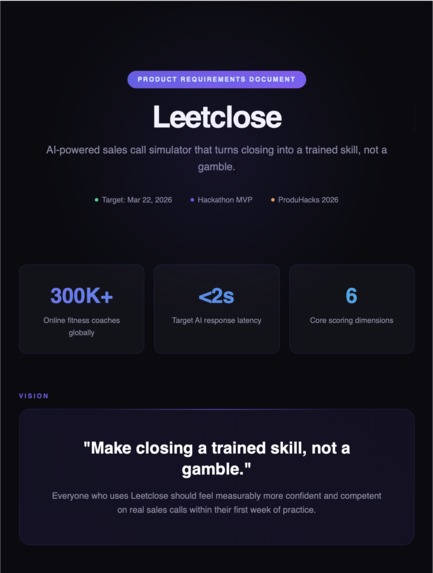 LeetClose – screenshot 1