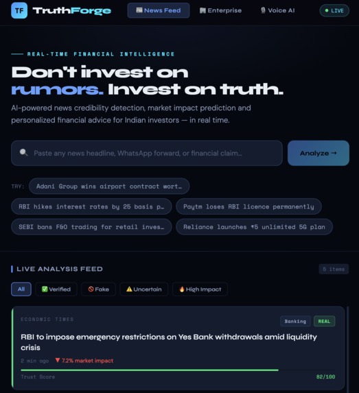 truthforge – screenshot 1