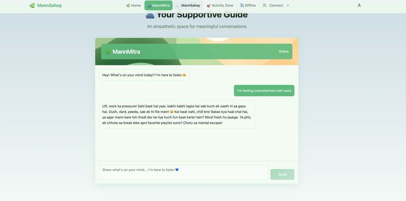 MannSahay – screenshot 1
