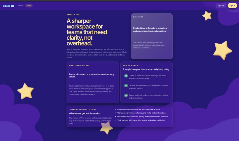 Synk – screenshot 2