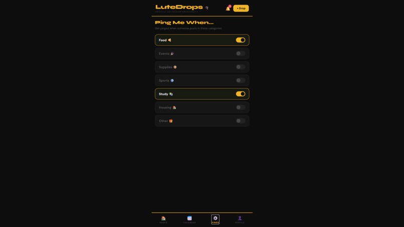 LuteDrops – screenshot 2