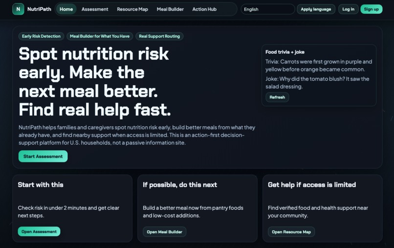 NutriPath – screenshot 2