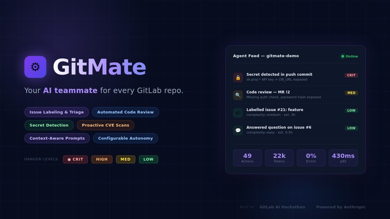 GitMate – screenshot 1