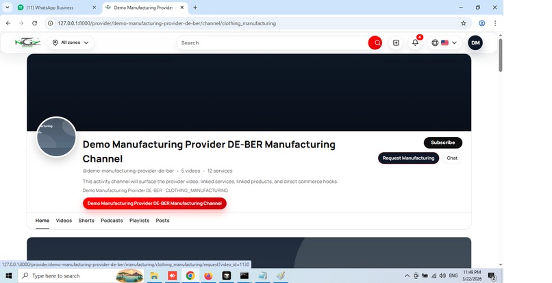 Multi-Service Video Commerce Platform – screenshot 2