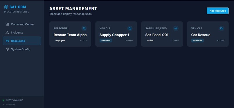 SAT-COM Disaster Response – screenshot 3